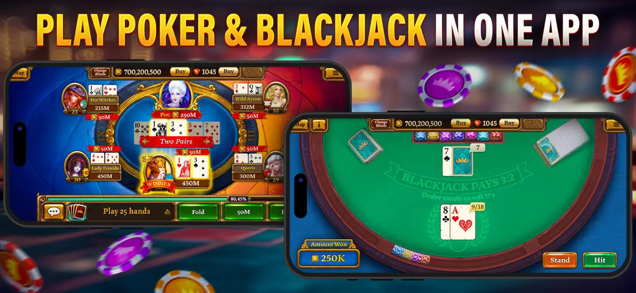 Texas Holdem Poker & Blackjack screenshot 4