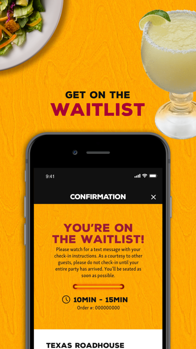 Texas Roadhouse Mobile screenshot 1