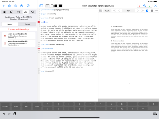 Texifier : LaTeX editor screenshot 3