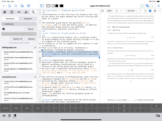 Texifier : LaTeX editor screenshot 2
