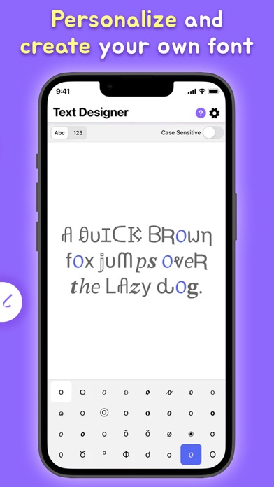 Text Designer - Font Keyboard screenshot 1