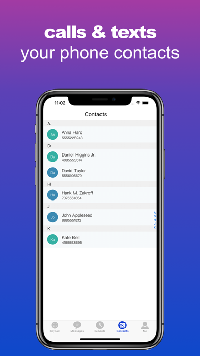 Text Number: Call + Text screenshot 1