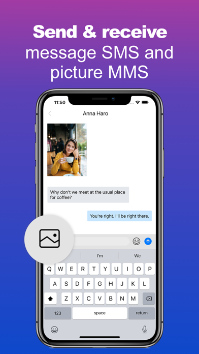 Text Number: Call + Text screenshot 4