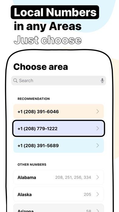 Text ON: Call Now Second Phone screenshot 1