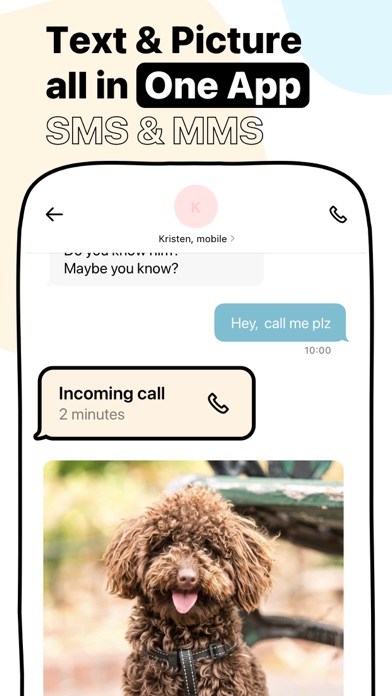 Text ON: Call Now Second Phone screenshot 4
