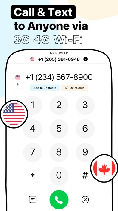 Text ON: Call Now Second Phone screenshot 5