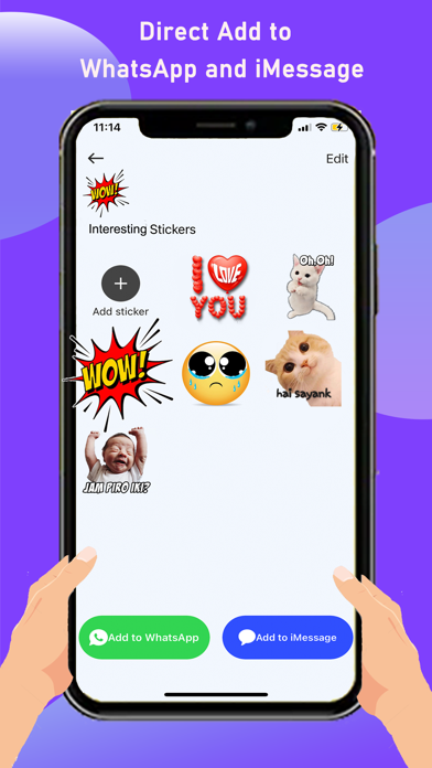 Text Stickers - Sticker Maker screenshot 1