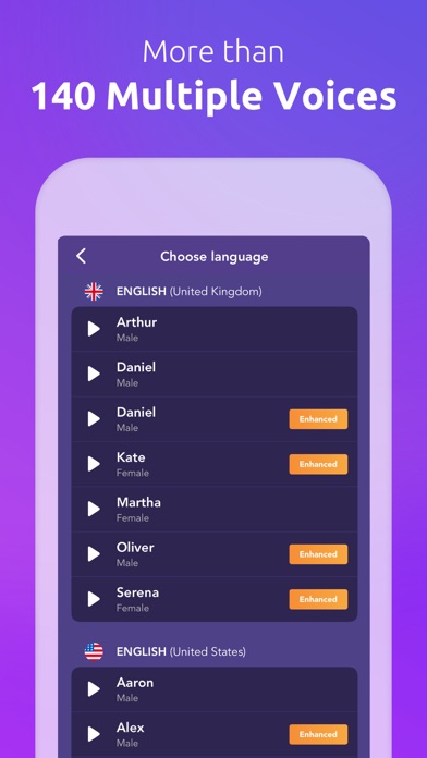 Text To Speech: Natural Voices screenshot 4