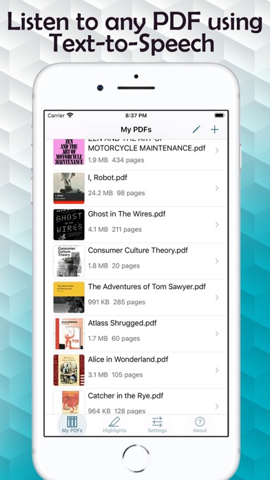 Text to Speech PDF Reader screenshot 2