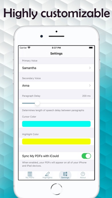Text to Speech PDF Reader screenshot 3