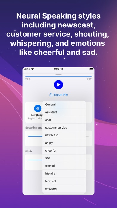 Text to Speech: Voice Reader screenshot 3