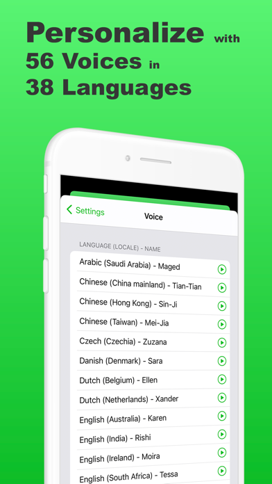 Text to Speech • screenshot 2