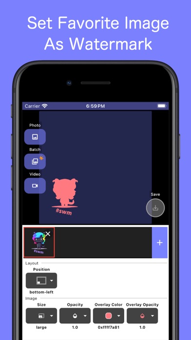 Text Watermark - WaterStamp screenshot 2