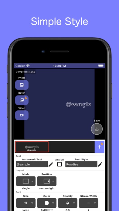 Text Watermark - WaterStamp screenshot 7