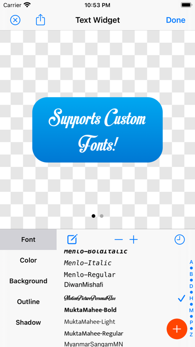 Text Widget on Home Screen screenshot 3
