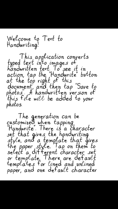 Text2Handwriting screenshot 1