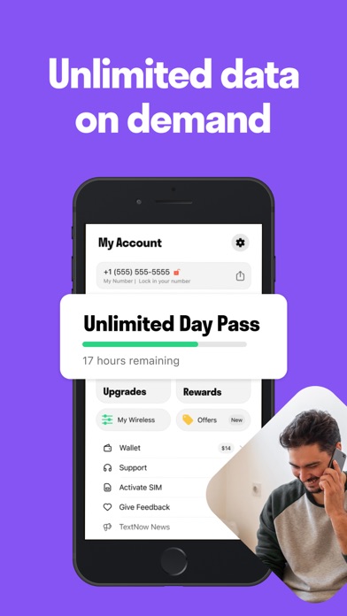 TextNow: Call + Text Unlimited screenshot 4