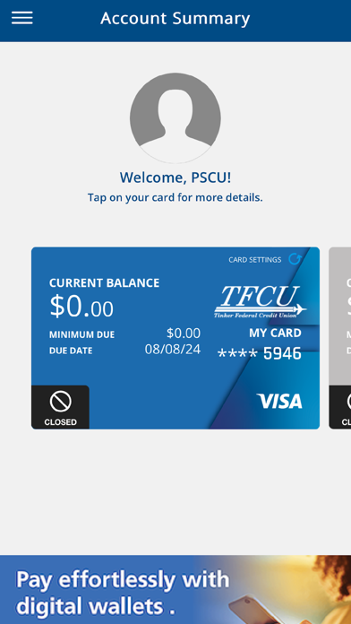TFCU Credit Card Manager screenshot 4