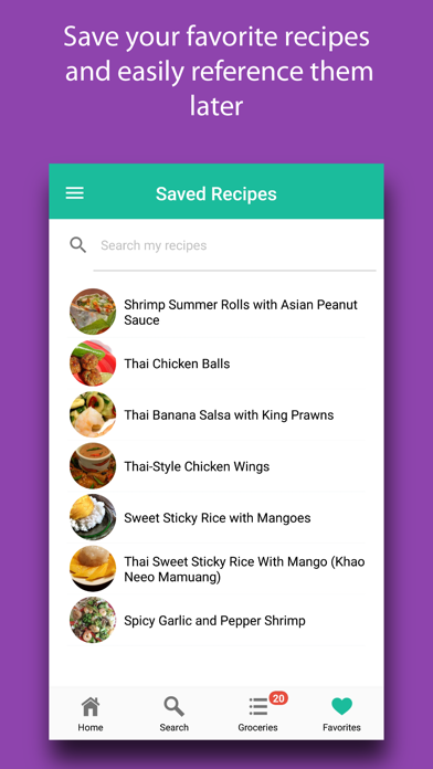 Thai Foods: Authentic Recipes screenshot 1