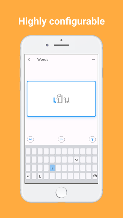 ThaiKey Learn Thai Keyboard screenshot 1