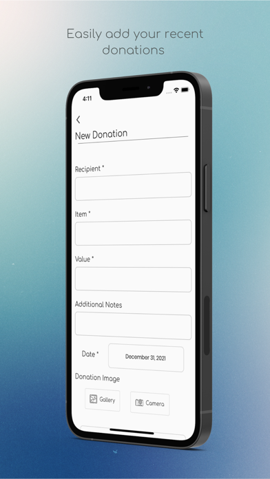 Thank You: Donation Tracker screenshot 5