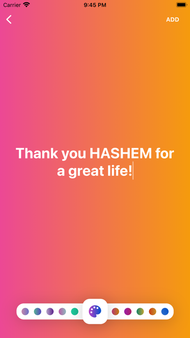 Thank you Hashem screenshot 2