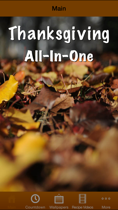 Thanksgiving All-In-One (Countdown, Wallpapers, Recipes) screenshot 5