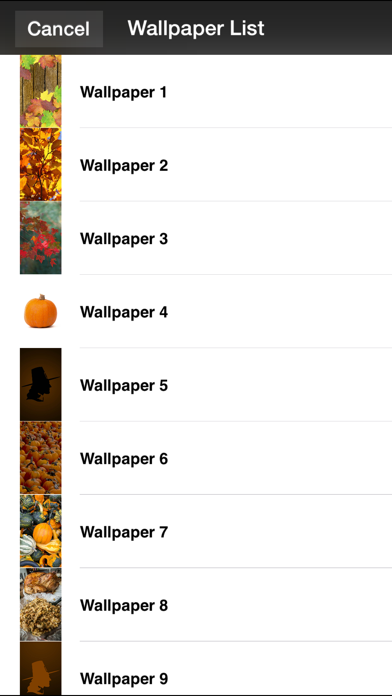 Thanksgiving All-In-One (Countdown, Wallpapers, Recipes) screenshot 1
