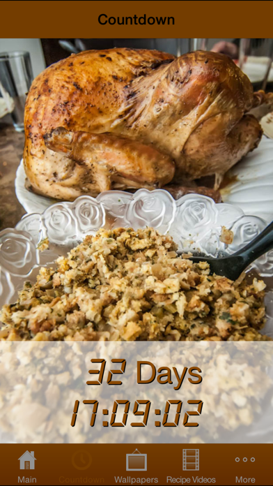Thanksgiving All-In-One (Countdown, Wallpapers, Recipes) screenshot 4