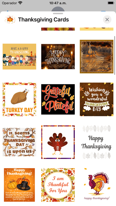 Thanksgiving - Animated Cards screenshot 6