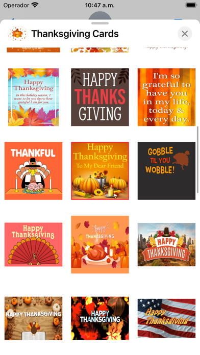Thanksgiving - Animated Cards screenshot 5