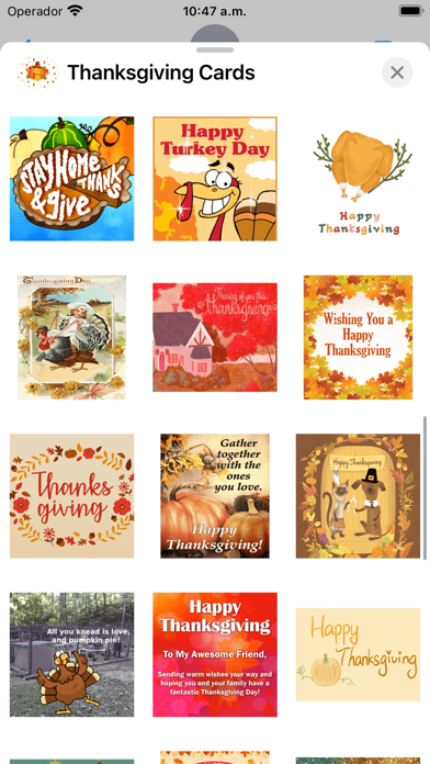 Thanksgiving - Animated Cards screenshot 7