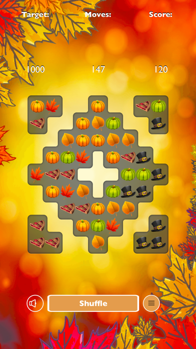Thanksgiving Match 3 Game screenshot 2