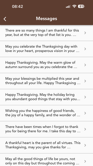 ThanksGiving Quotes & Messages screenshot 1