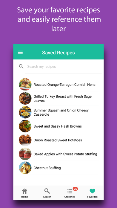 Thanksgiving Recipes & Meals screenshot 1