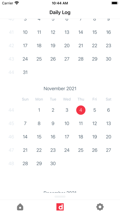 That Year Today - Daily log screenshot 2