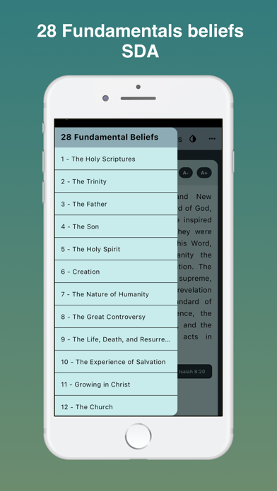 The 28 fundamental beliefs SDA screenshot 5