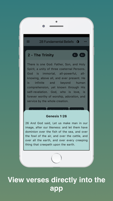 The 28 fundamental beliefs SDA screenshot 3