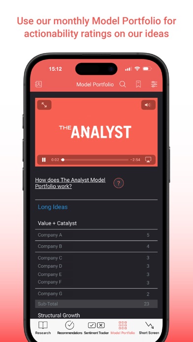 The Analyst App screenshot 2