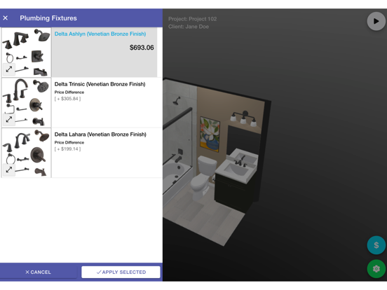 The Bath App: Bathroom Design screenshot 4