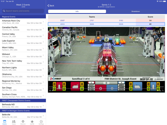 The Blue Alliance screenshot 1