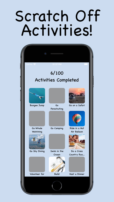 The Bucket List - Things to do screenshot 2