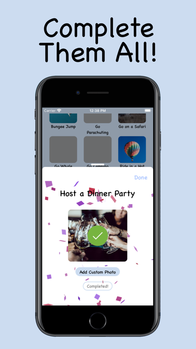 The Bucket List - Things to do screenshot 1