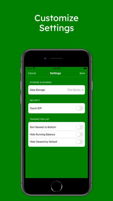 The Checkbook screenshot 2