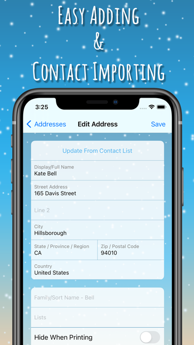 The Christmas Card List screenshot 3