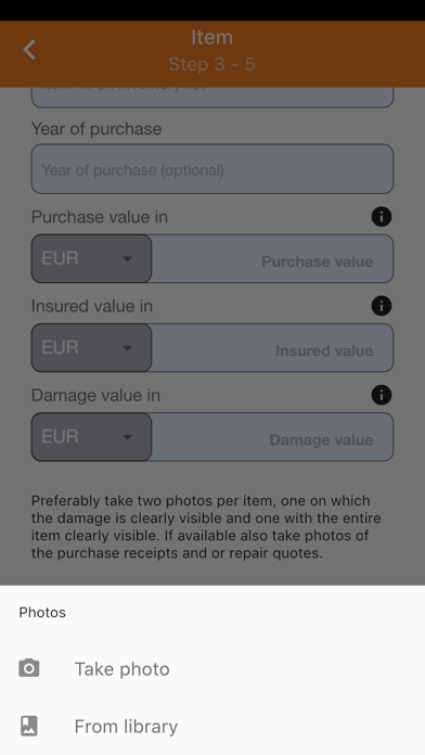 The ClaimApp screenshot 2