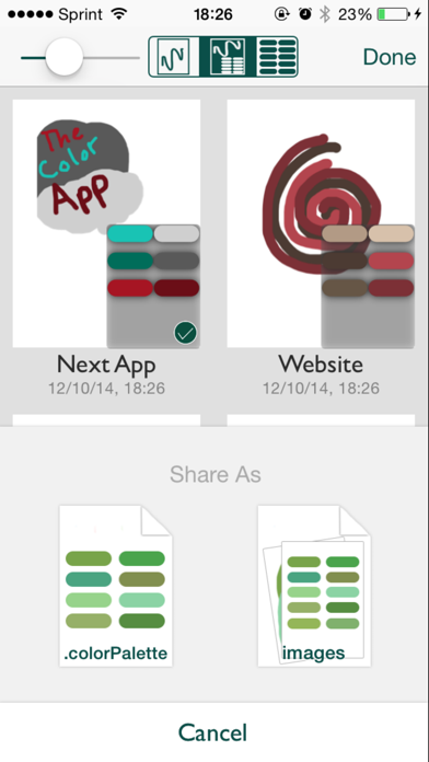 The Color App Lite - Color Palette Selection Tool screenshot 1