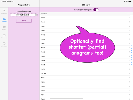 The Crossword & Anagram Solver screenshot 7