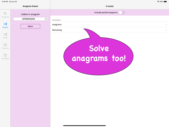 The Crossword & Anagram Solver screenshot 9