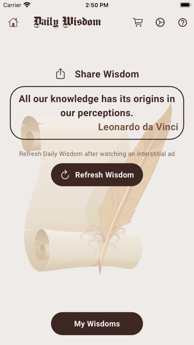 The Daily Wisdom screenshot 1
